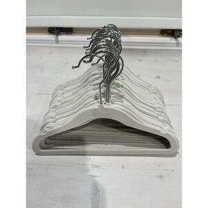 Real Simple Clothes kid Hangers - Non Slip Velvet Hangers - 32 Piece Set